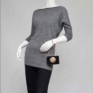 Gucci hysteria mini suede clutch